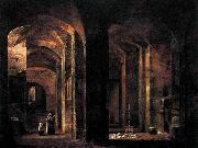 Francois-Marius Granet Crypt of San Martino ai Monti, Rome oil painting